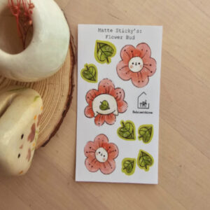 Elsie with Love – Flower Bud – Pocket Sticker