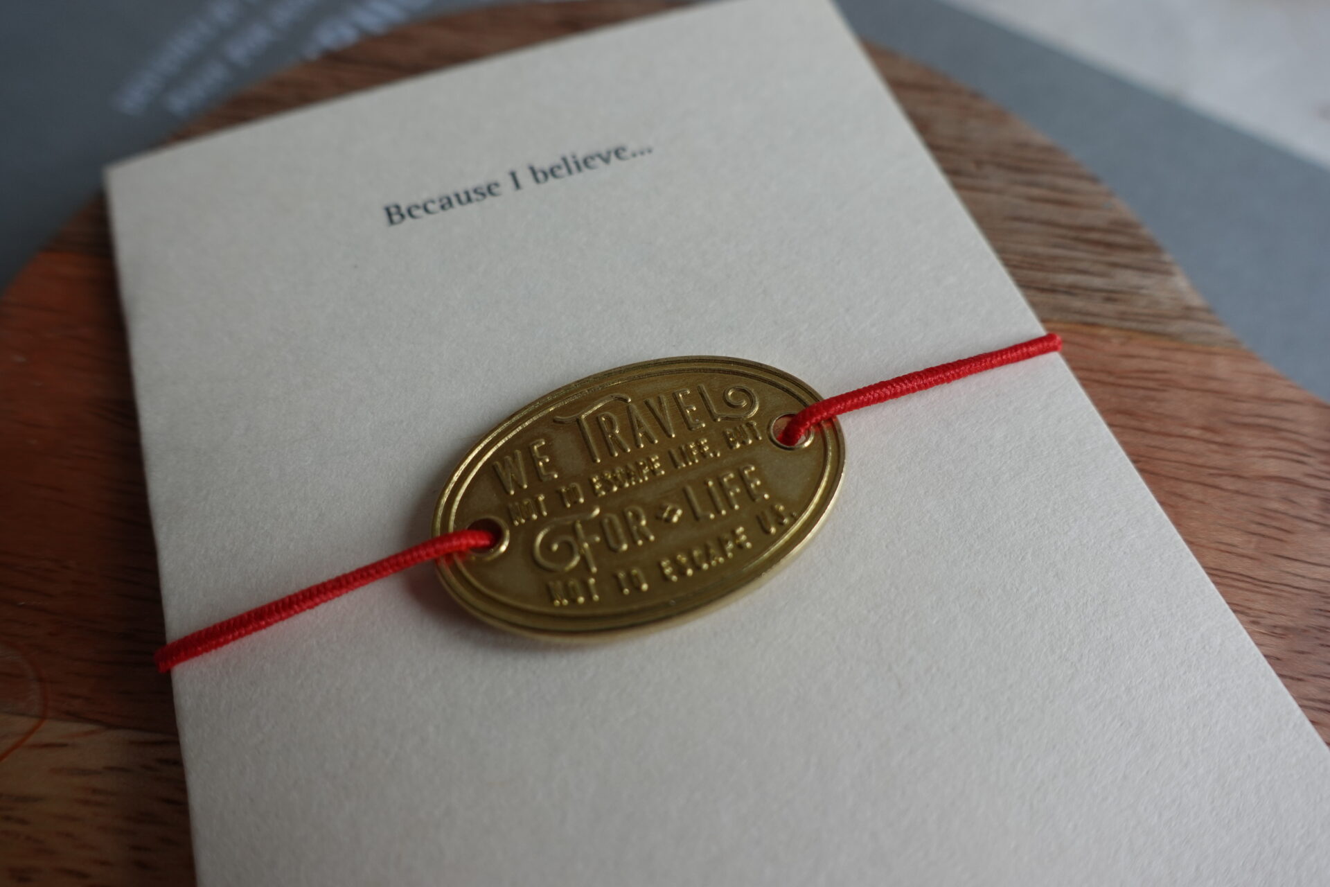 Baum-Kuchen - BK Travel for Life - Brass Charm