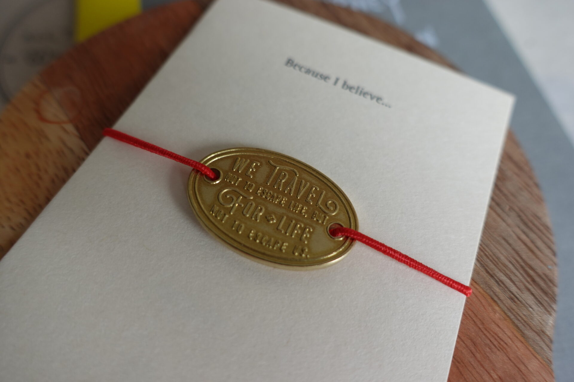 Baum-Kuchen - BK Travel for Life - Brass Charm