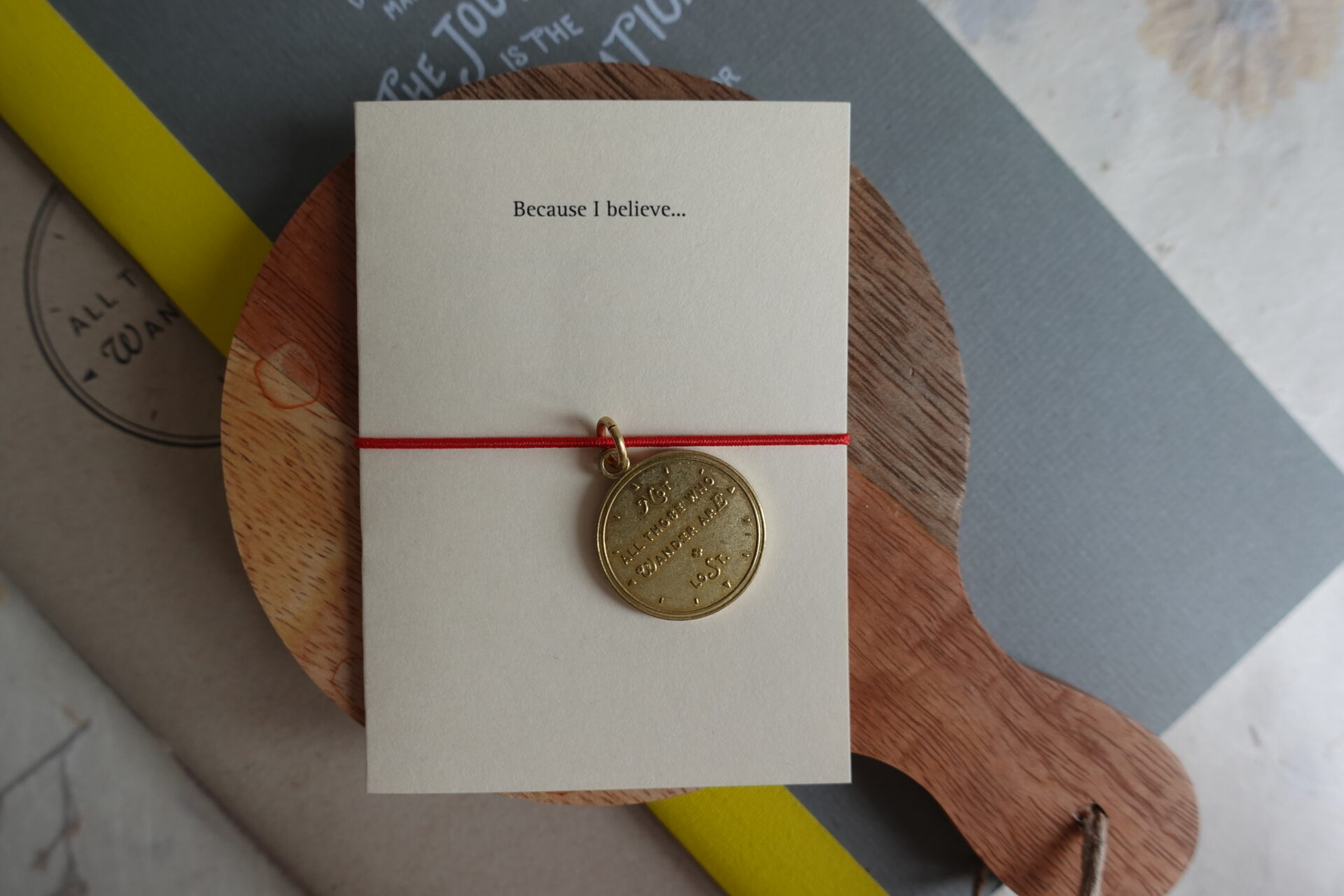 Baum-Kuchen - BK Not All Those Who Wander Are Lost - Brass Charm