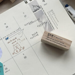 SOM Studio - Blooming Flowers (Hana o Motsu) - Stamp