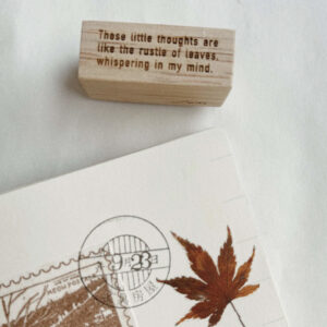 SOM Studio – Autumn Series – These Little Thoughts – Stamp
