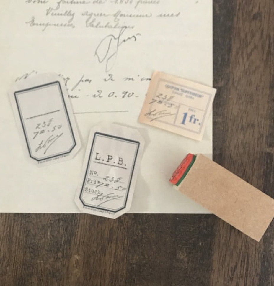 Lamp x Paperi Brocante - Original Stamp - Handwritten #1