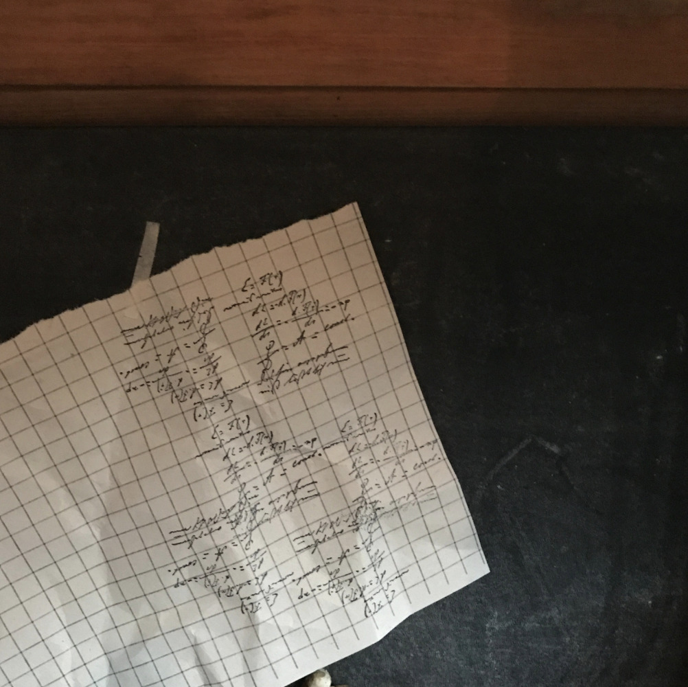 Lamp x Paperi Brocante - Original Stamp - Mathematical Formula #2