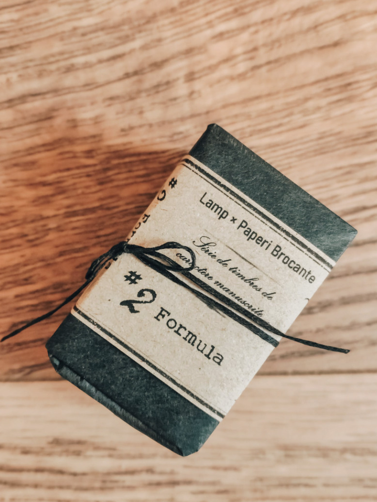 Lamp x Paperi Brocante - Original Stamp - Mathematical Formula #2