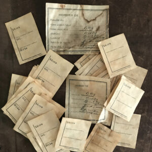 Lamp x Paperi Brocante - Made-to-Order - Coffee-Dyed Book Label