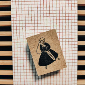 Cotori Cotori – Girl And Pen – Stamp