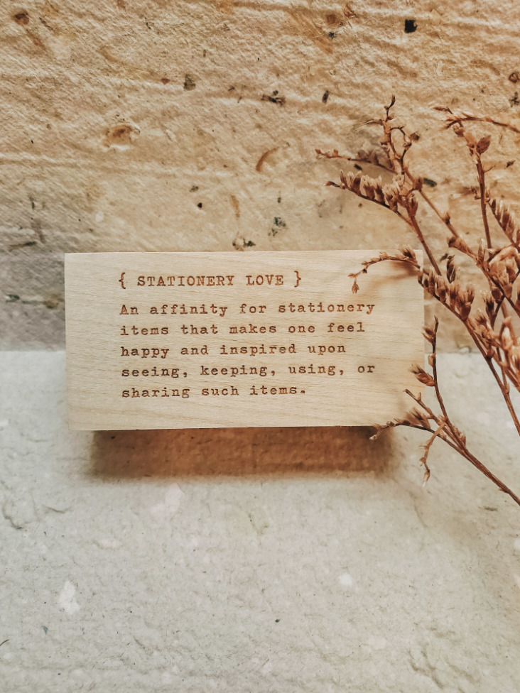 Cafe Analog - Stationery Sentiment - Stationery Love - Stamp