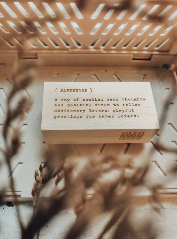 Cafe Analog - Stationery Sentiment - Paperhugs - Stamp
