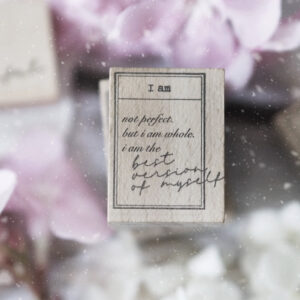 BlackMilk Project – I AM – Best Version of Myself – Stamp