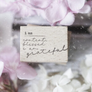 BlackMilk Project – I AM – Grateful – Stamp