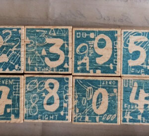 Kurukynki – Numeric – Small Dark – Stamp Set