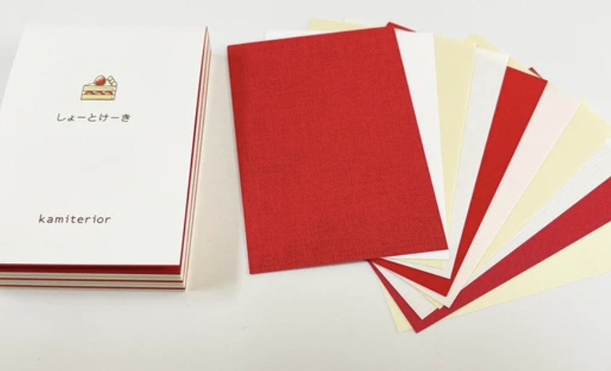 Kamiterior Memoterior - Dessert Shortcake Red - Memo Pad