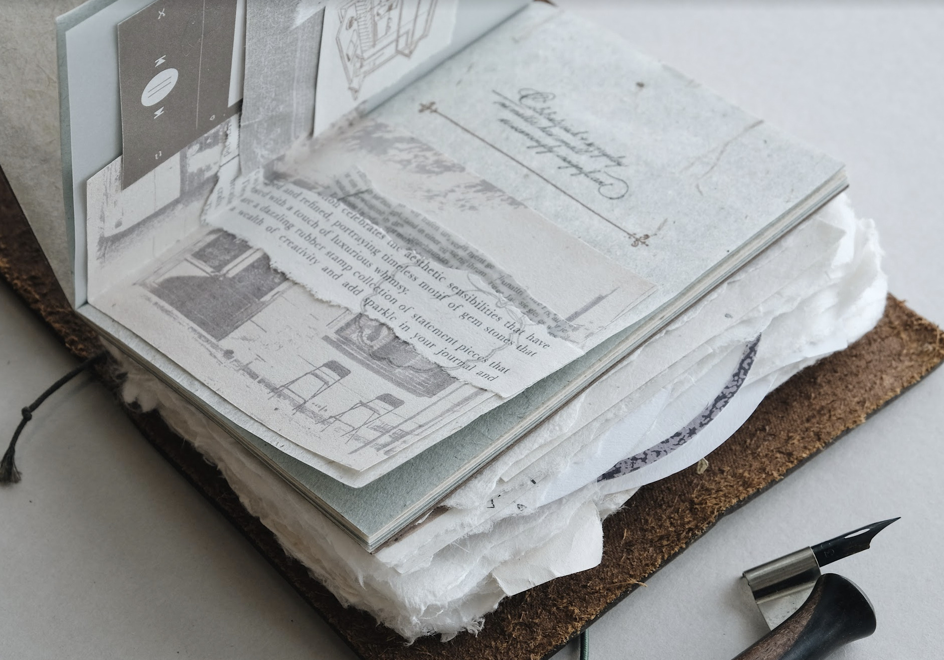 Cafe Analog x JieyaNow Atelier - Bon Voyage - Handmade Passport Journal