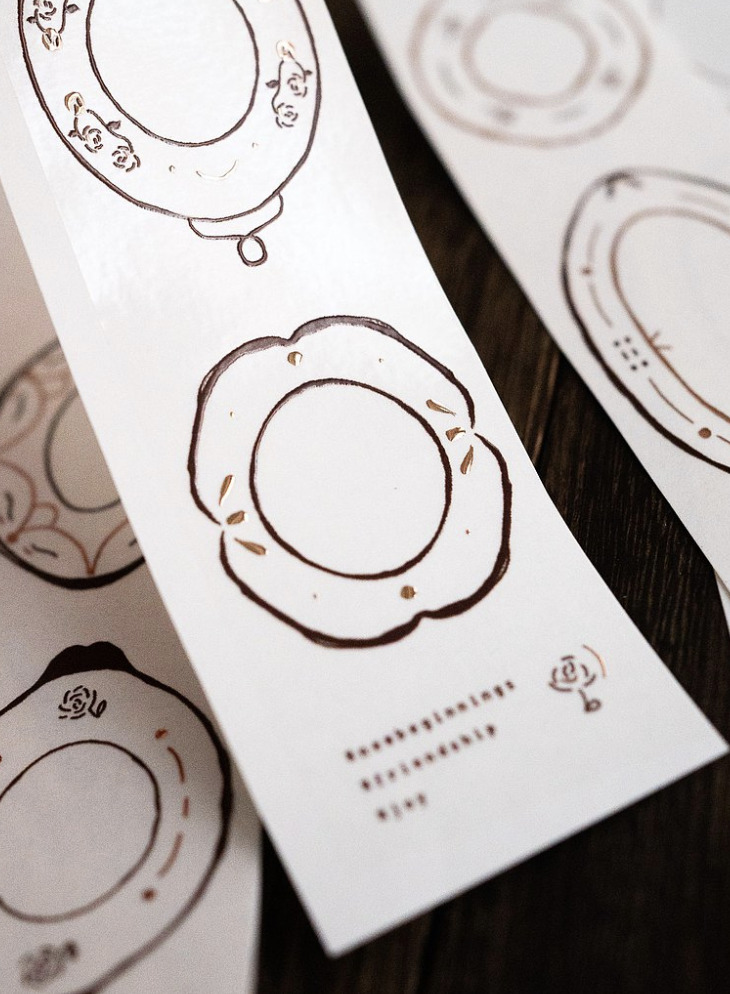 Jr.Journal - Limited Edition Plate Rose Gold Version - PET Tape
