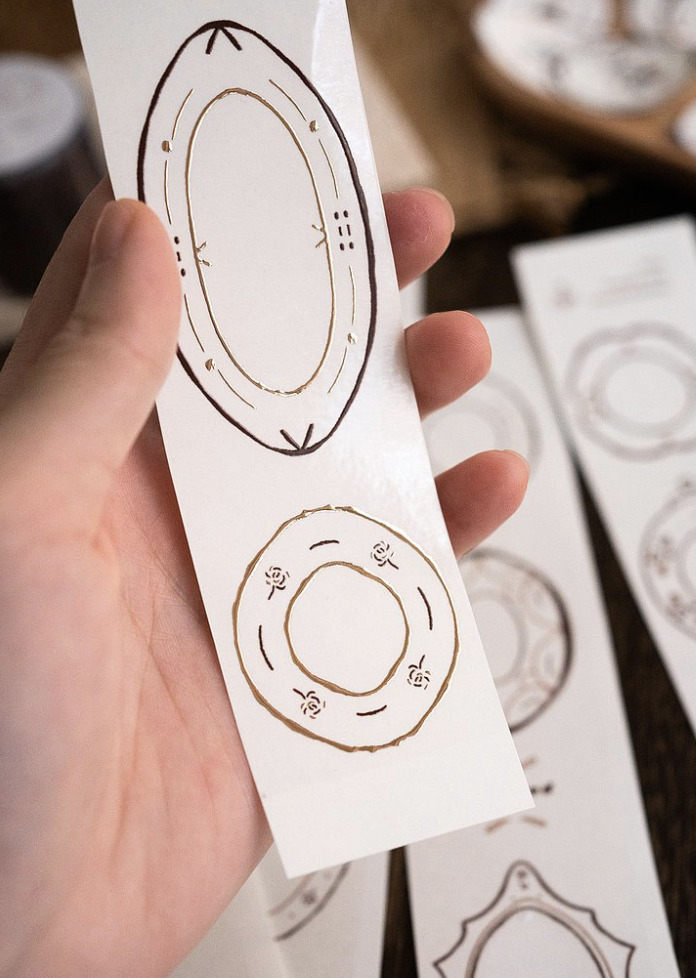 Jr.Journal - Limited Edition Plate Rose Gold Version - PET Tape