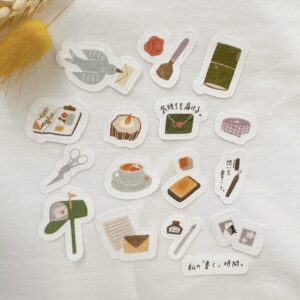 Cafe Analog x Yuka Butter – My Journaling Time – Washi Sticker Flakes