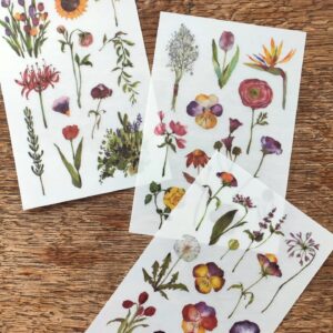 OURS Studio – Flowers – Transfer/Print-on Stickers
