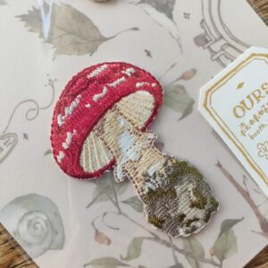 OURS Studio - Mushroom and Acorn - Embroidery Sticker