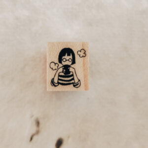 Ma7stamp – Fumiko Drinking Tea – Stamp