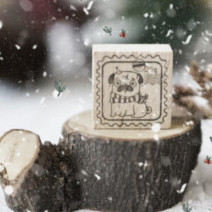 BlackMilk Project – Christmas Edition – Pug Postal Stamp – Stamp