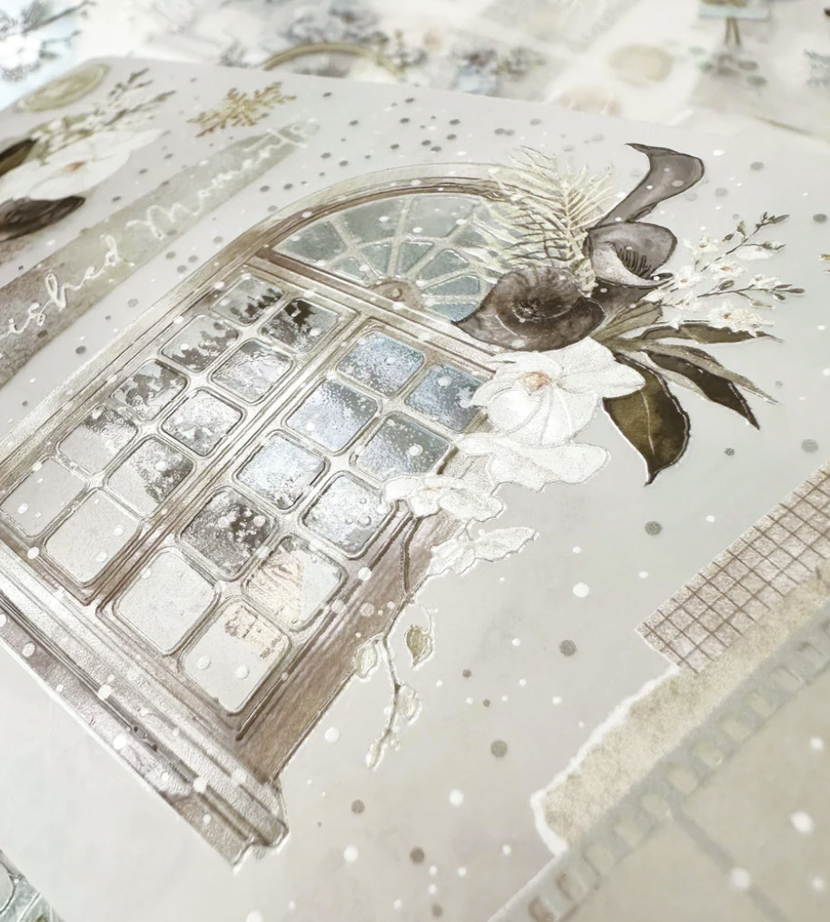Journal Pages - Snow Way Out - Crystal PET Tape