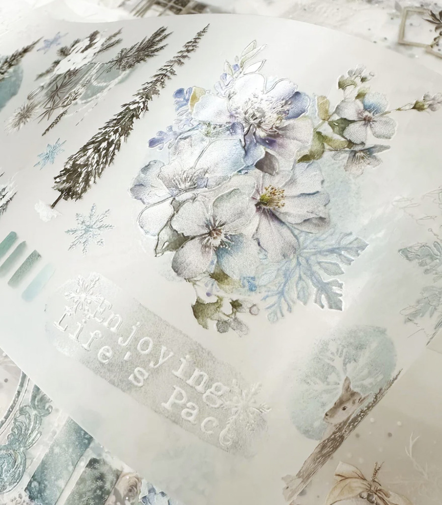 Journal Pages - Snow Way Out - Crystal PET Tape