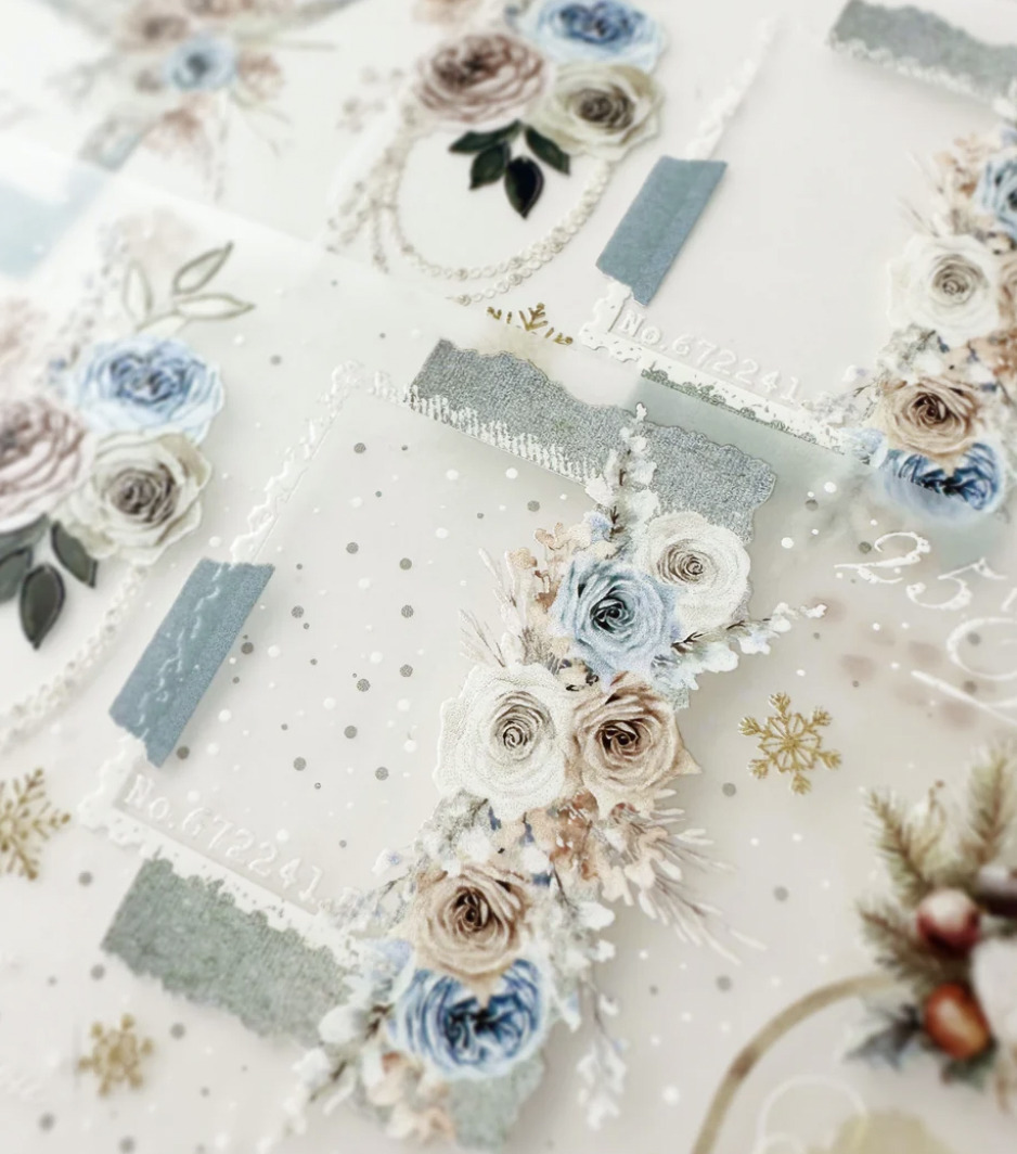 Journal Pages - Snow Way Out - Crystal PET Tape