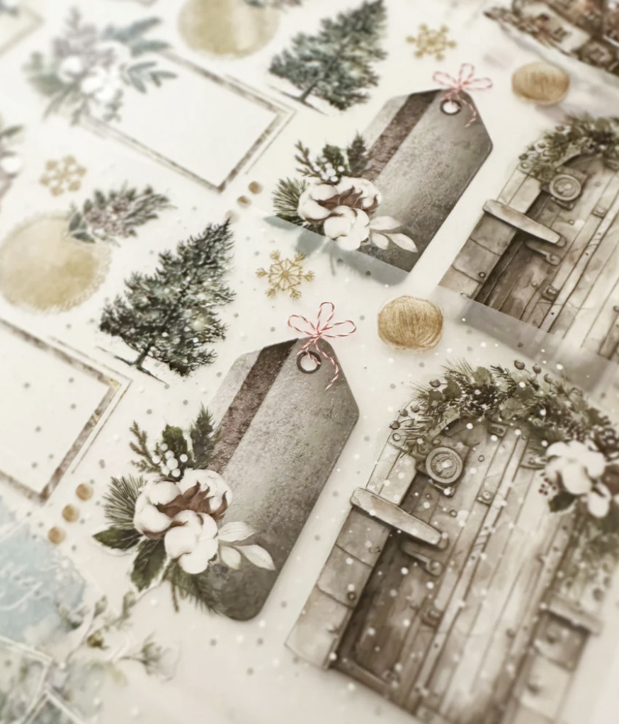 Journal Pages - Snow Way Out - Crystal PET Tape
