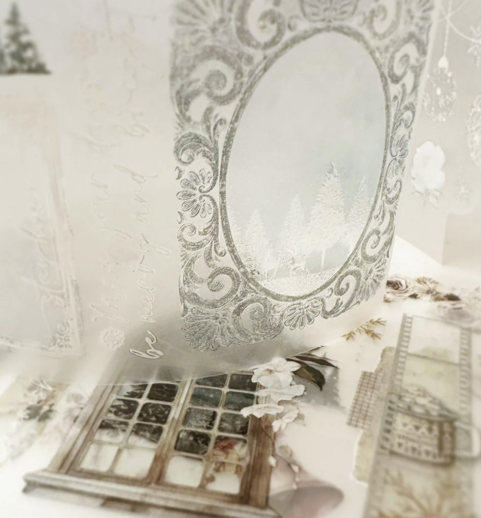 Journal Pages - Snow Way Out - Crystal PET Tape