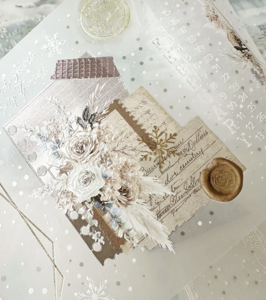 Journal Pages - Snow Way Out - Crystal PET Tape
