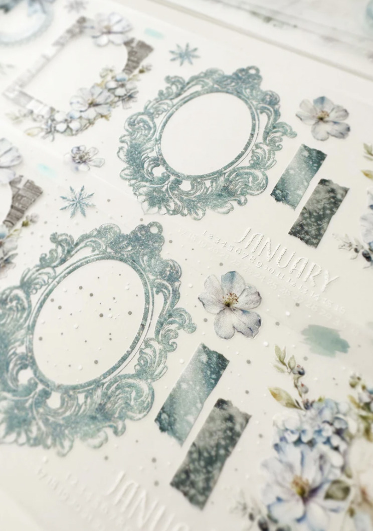 Journal Pages - Snow Way Out - Crystal PET Tape