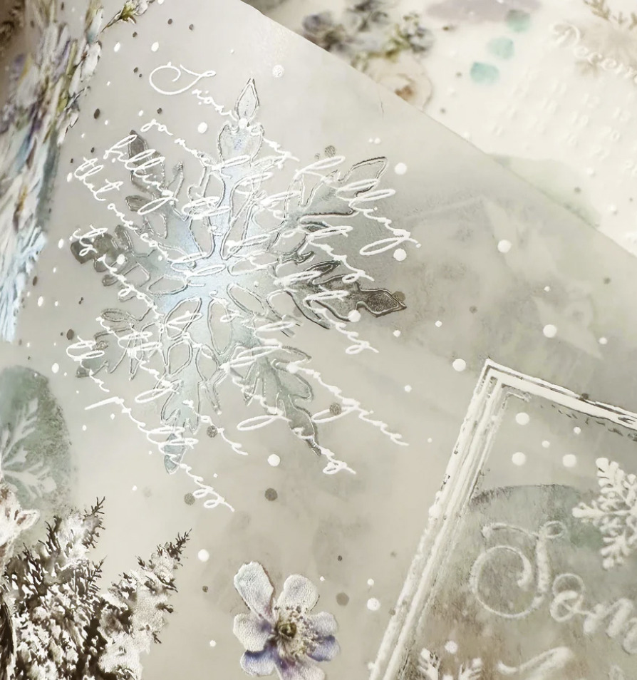 Journal Pages - Snow Way Out - Crystal PET Tape