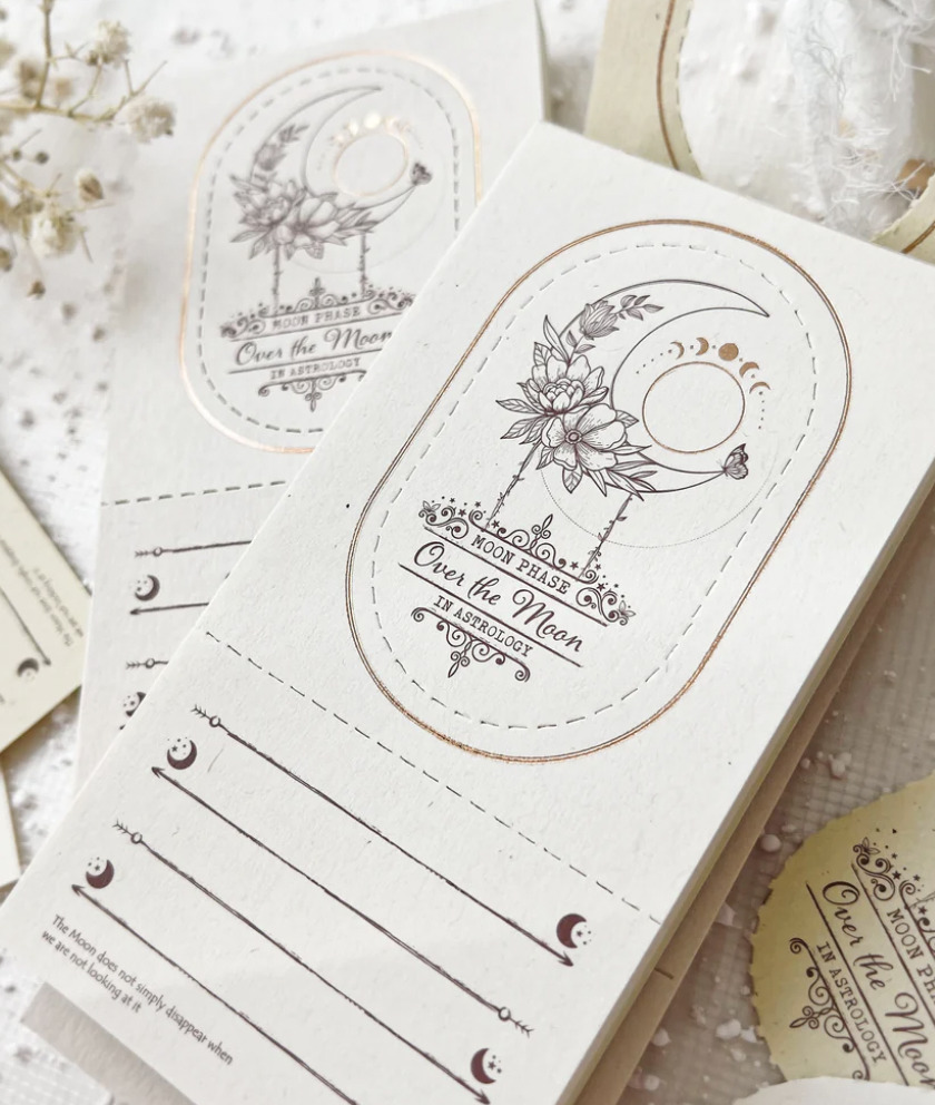 Journal Pages - Over The Moon - Memo Pad