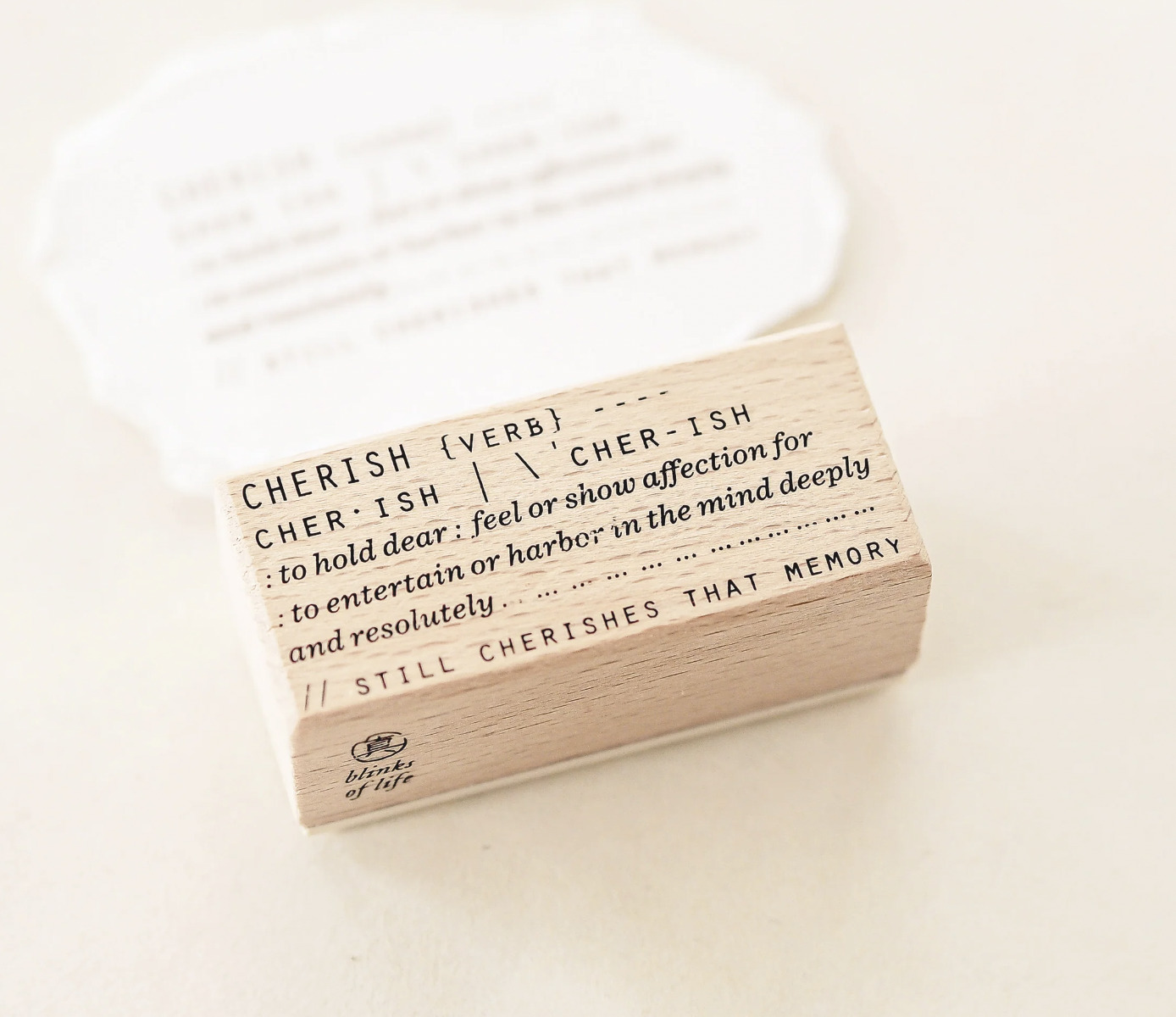Blinks of Life - Cherish - Stamp
