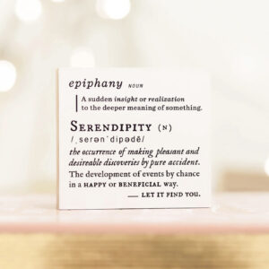 Blinks of Life – Epiphany and Serendipity – Stamp