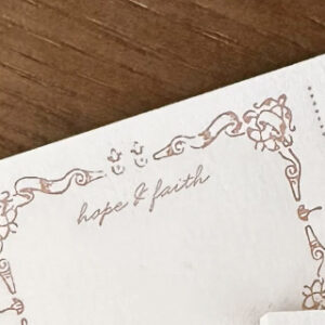 Blinks of Life - Letterpress Label Book - Vintage Parisian - Classic Brown
