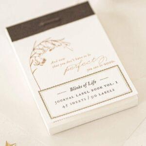 Blinks of Life –  Journal Label Book vol.01 – Classic Brown / Sage Green