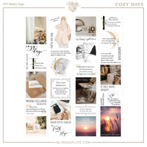 Blinks of Life –  Cozy Days – PET Tape