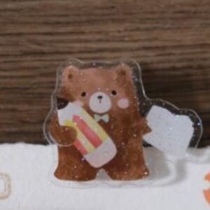 Eileen TAI Studio – Pencil Bear – Acrylic Clip