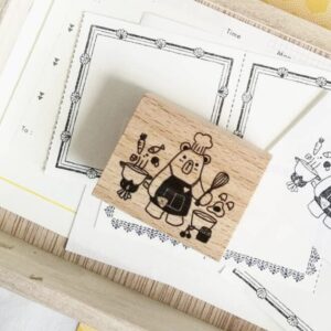 Eileen TAI Studio – Daily Bear – Bear Chef – Stamp