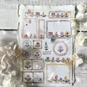 Blackmilk Project – Flower Doodles – Sticker Sheet