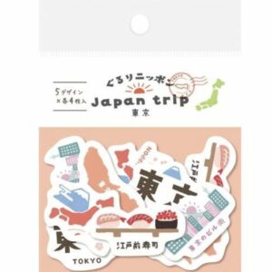 Furukawashiko – Japan Trip Tokyo – Washi Flake Stickers