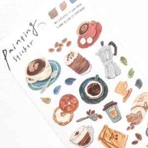 MindWave - Painting Sticker Coffee - Sticker