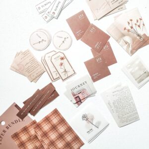 MindWave – Brown Paper Bundle – Collage Stickers