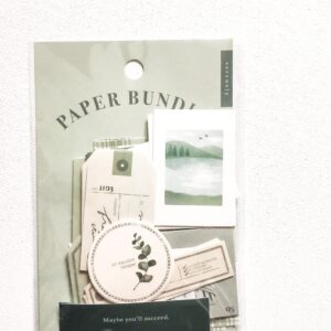 MindWave - Green Paper Bundle - Collage Stickers