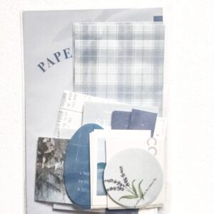 MindWave - Blue Paper Bundle - Collage Stickers