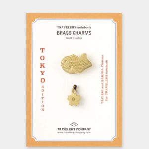 Traveler’s Notebook – TRC TOKYO – Brass Charm