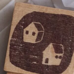 Kurukynki – Nonchalant MINI Two Houses – Stamp