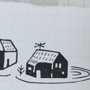 Kurukynki - Nonchalant HOUSE & WORDS House - Stamp